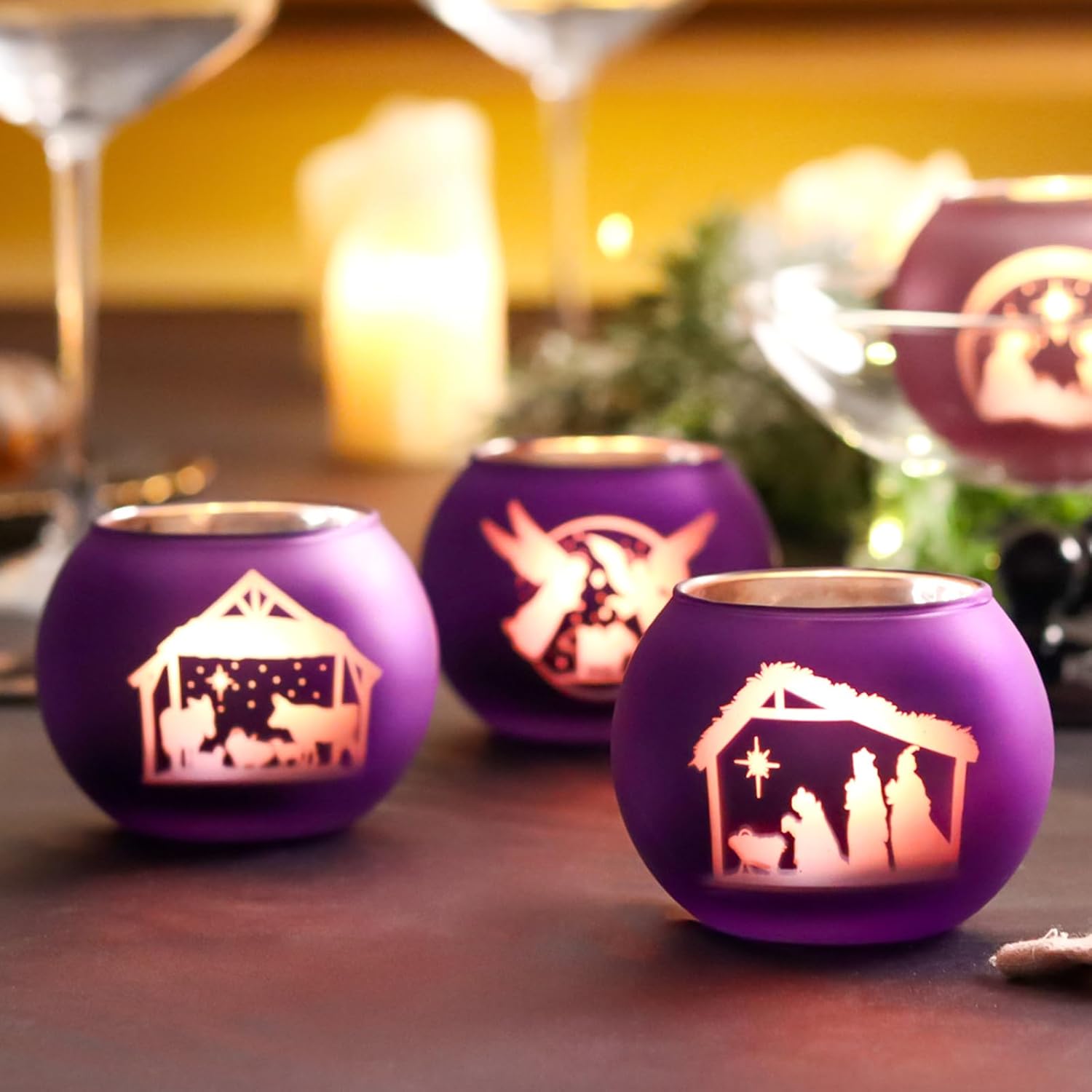 Advent Candle Holders Set of 4