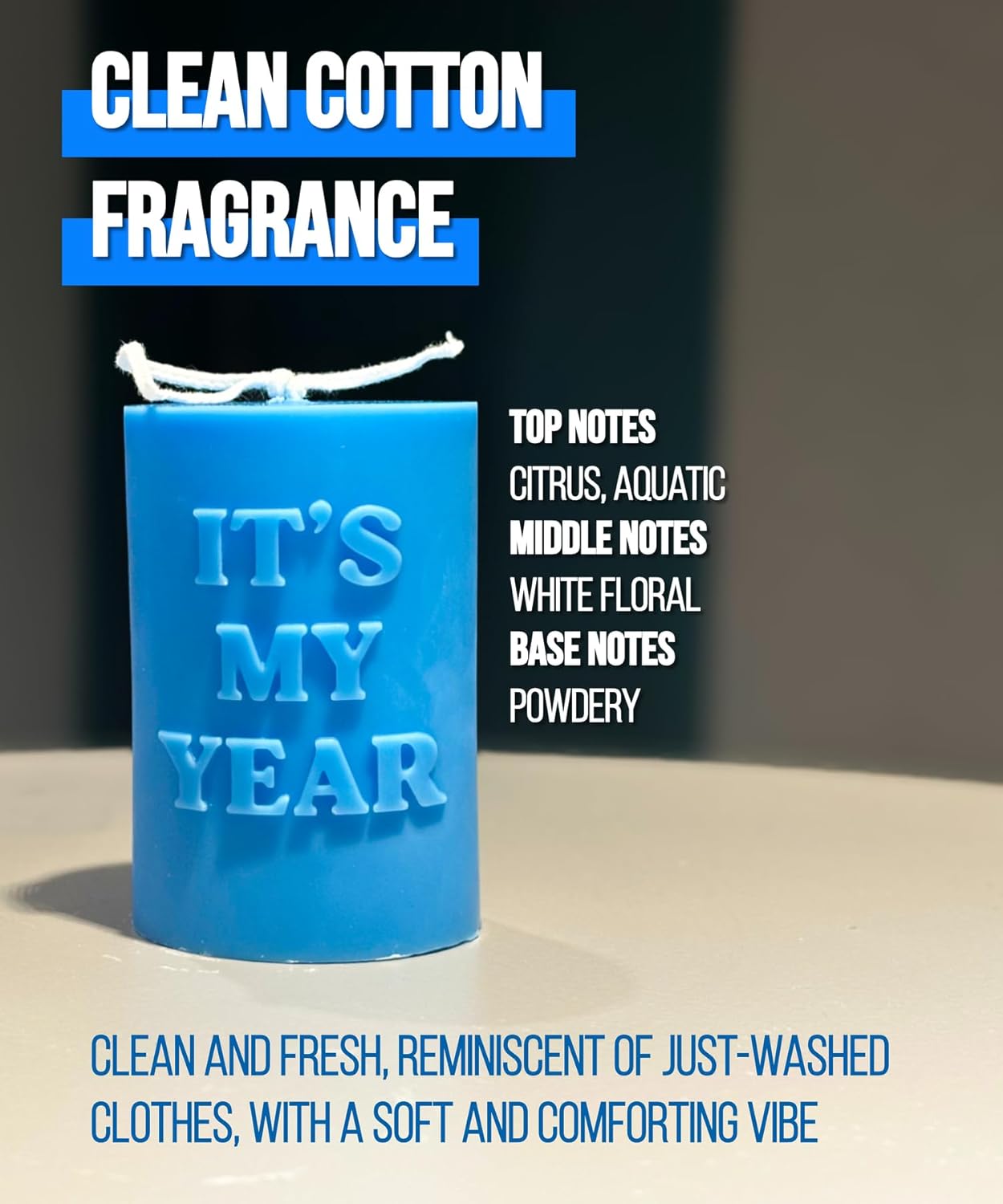 Its My Year Blue Candle
