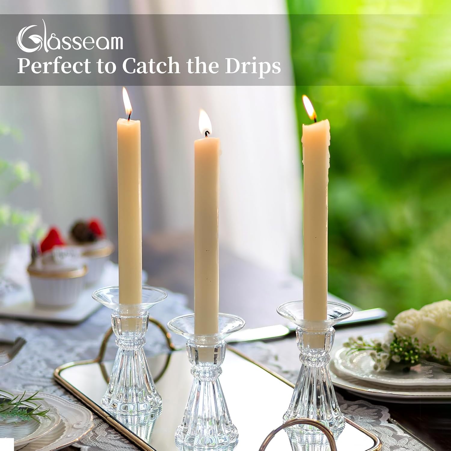 Stylish Candle Drip Catchers for Tapers