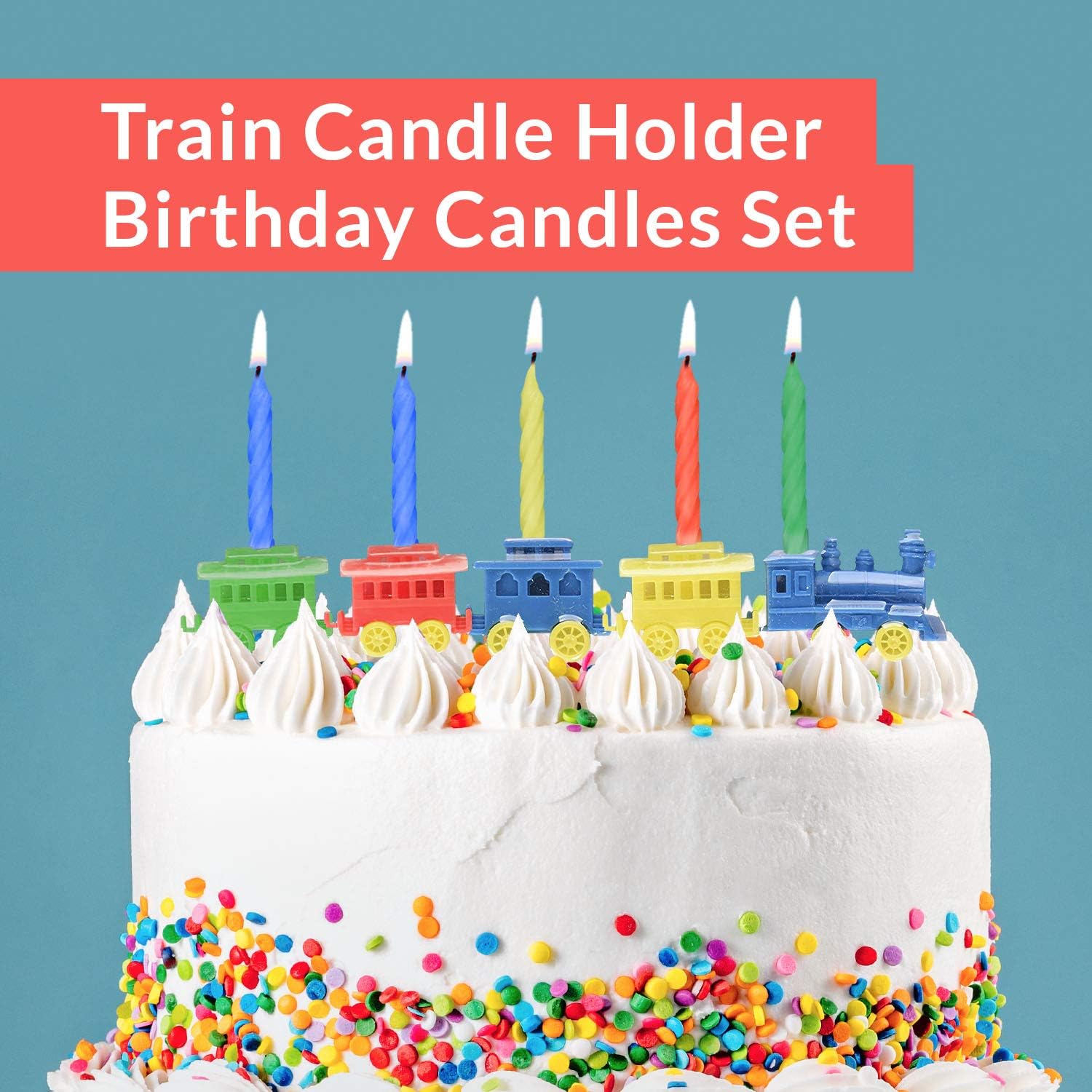 Magic Train Candle Holder for Birthdays