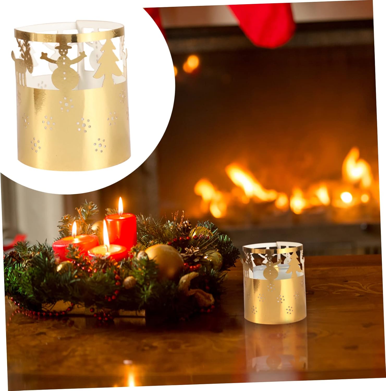 50-Pack Snowflake Candle Lampshade