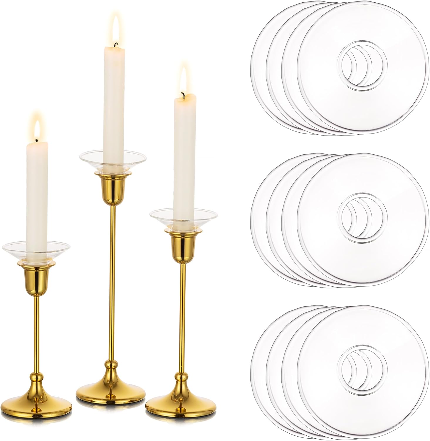 Stylish Candle Drip Catchers for Tapers