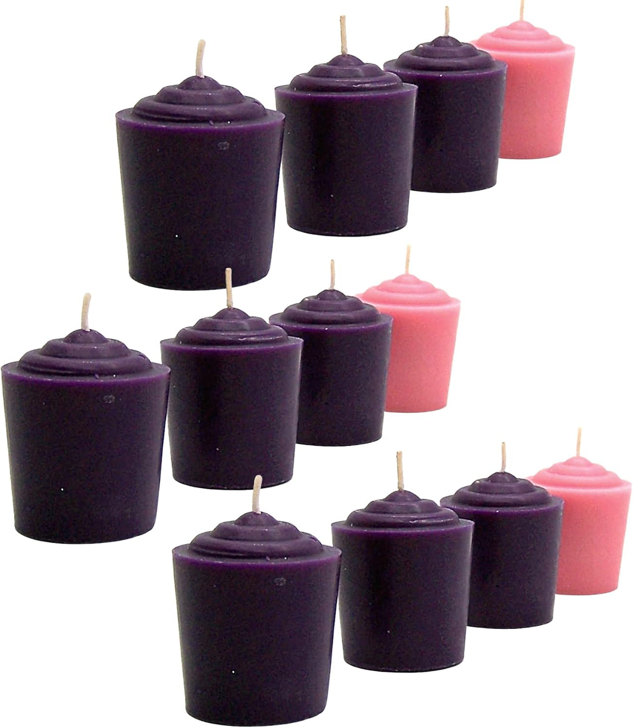 Beautiful Advent Wreath Votive Candle Set for Fall Christmas