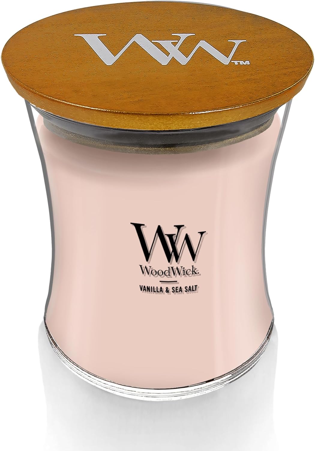 WoodWick Vanilla Sea Salt Scented Medium Hourglass Candle