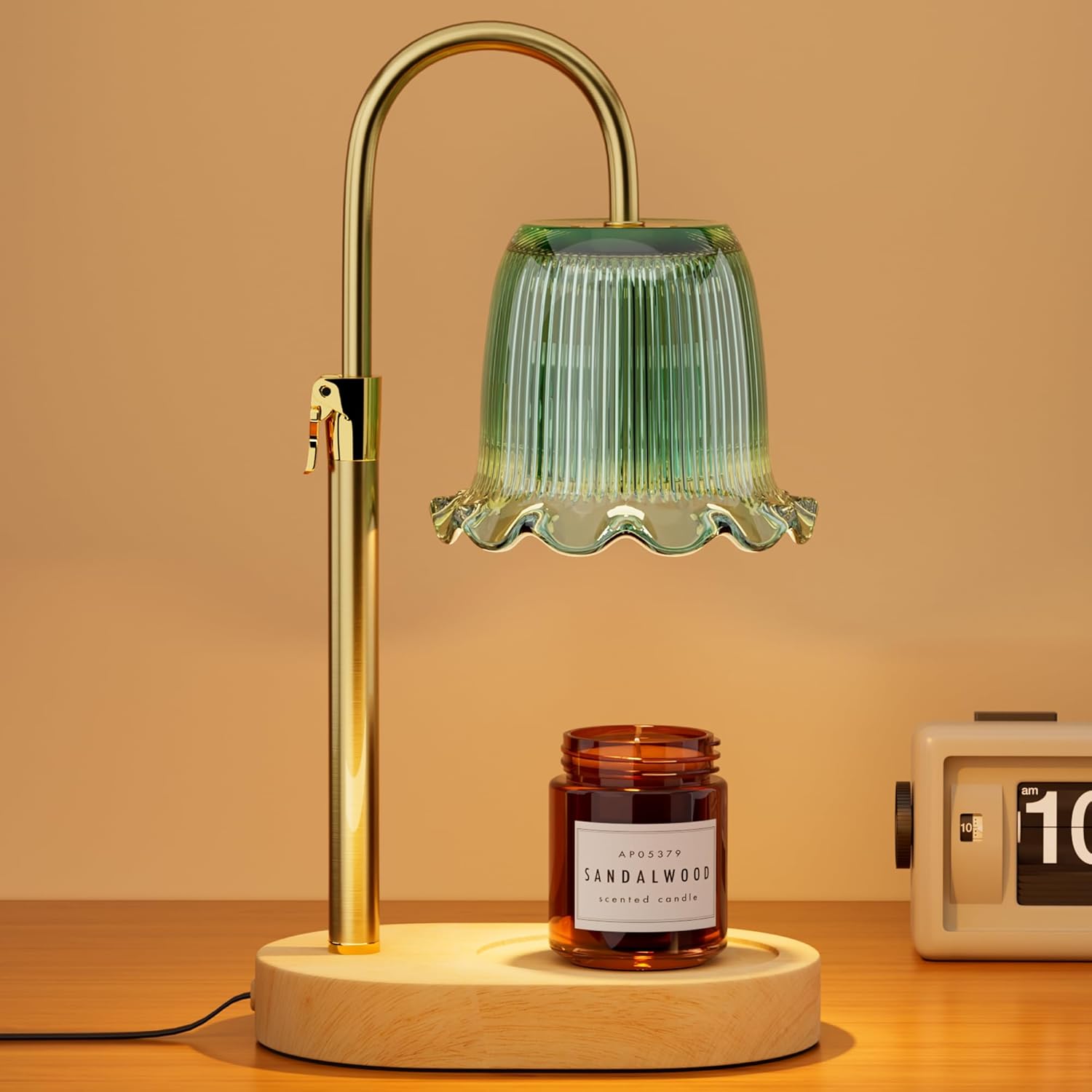 Adjustable Candle Warmer Lamp with Timer for Jar Candles