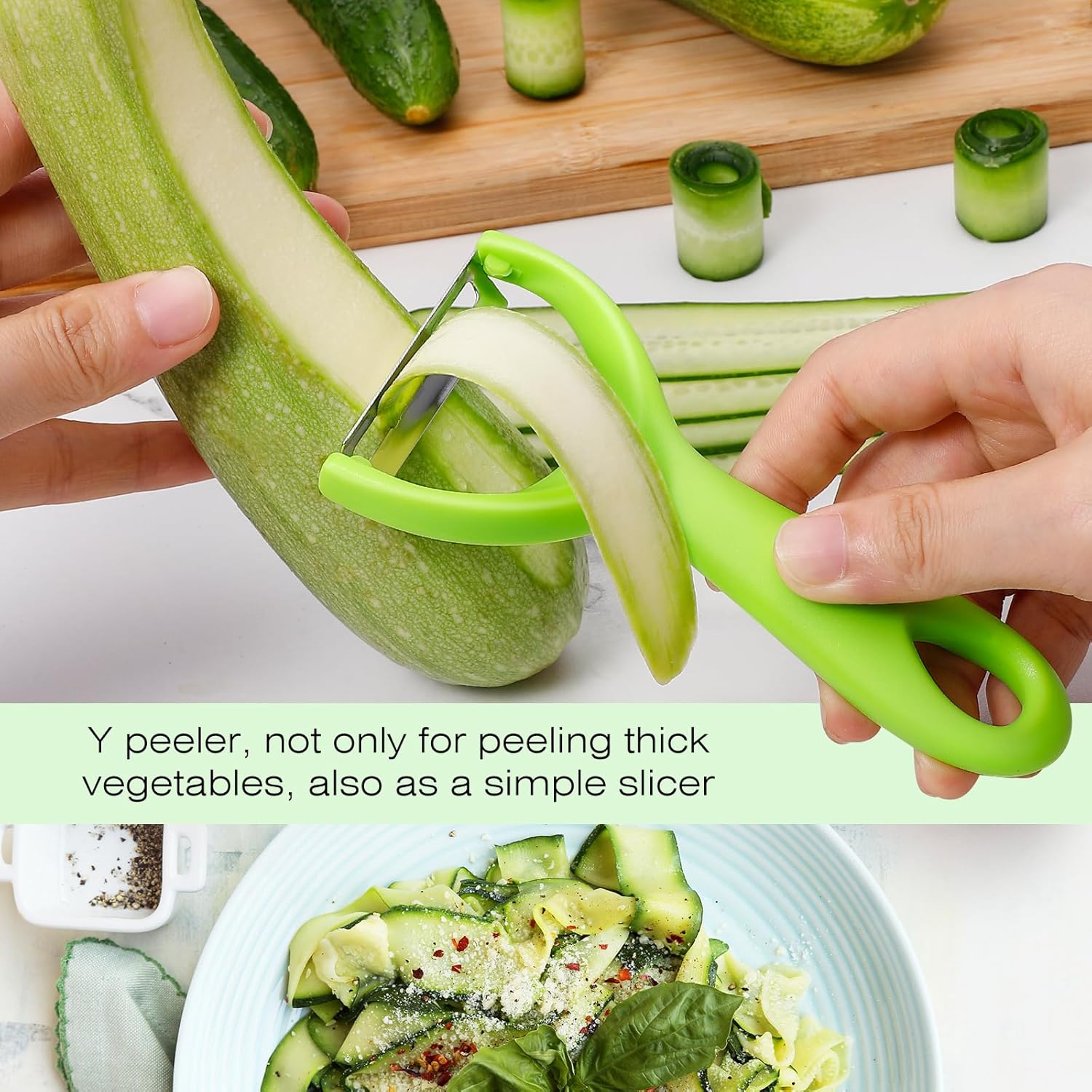 Senbowe 6PCS Stainless Steel Veggie Peeler Set 1