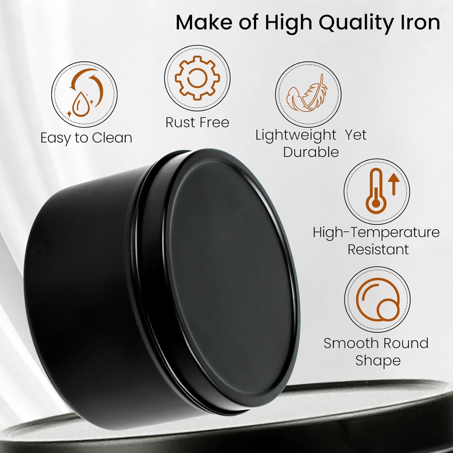Connoo 24-Piece Candle Tins