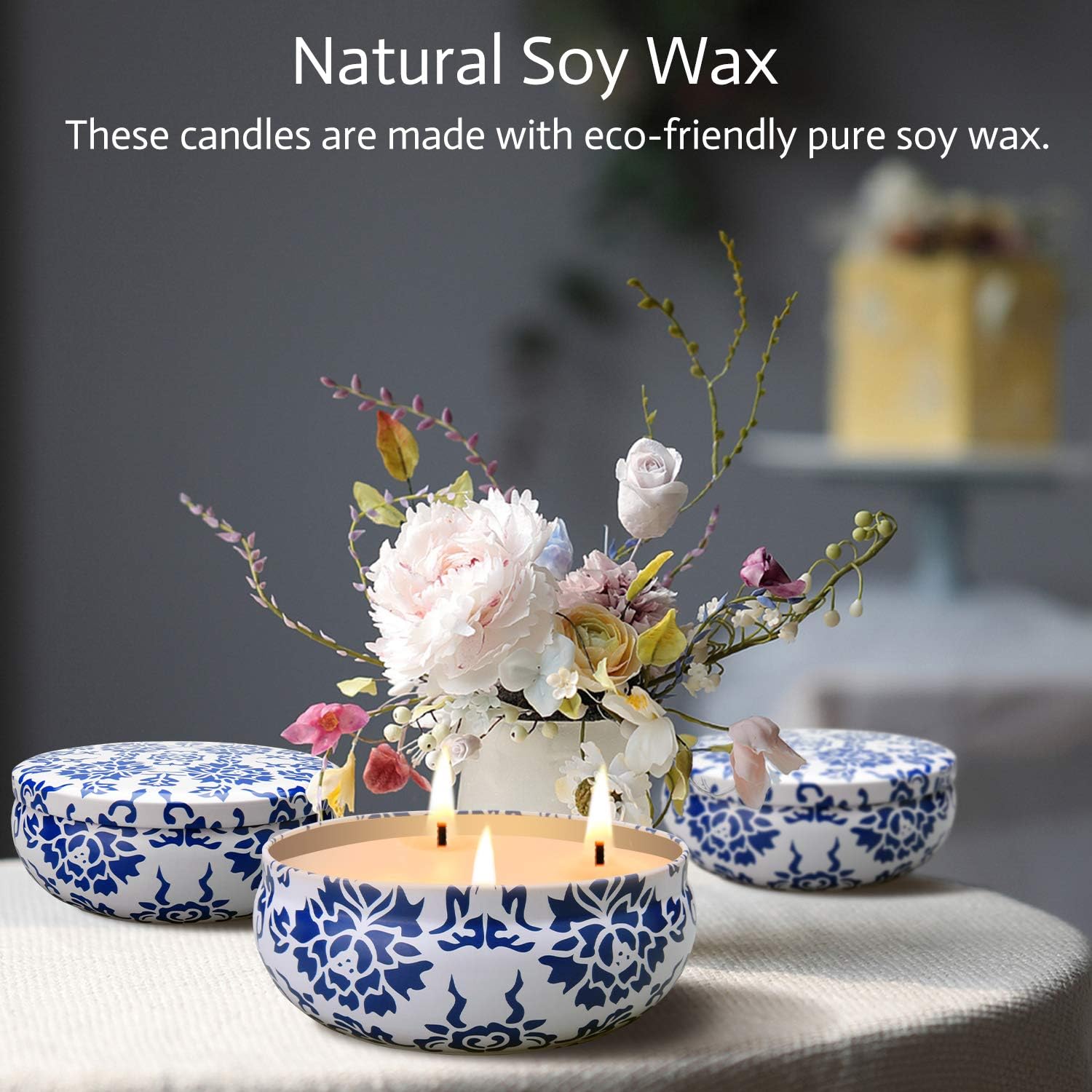 Hausware Citronella Candles Set of 3 Large 135 Oz