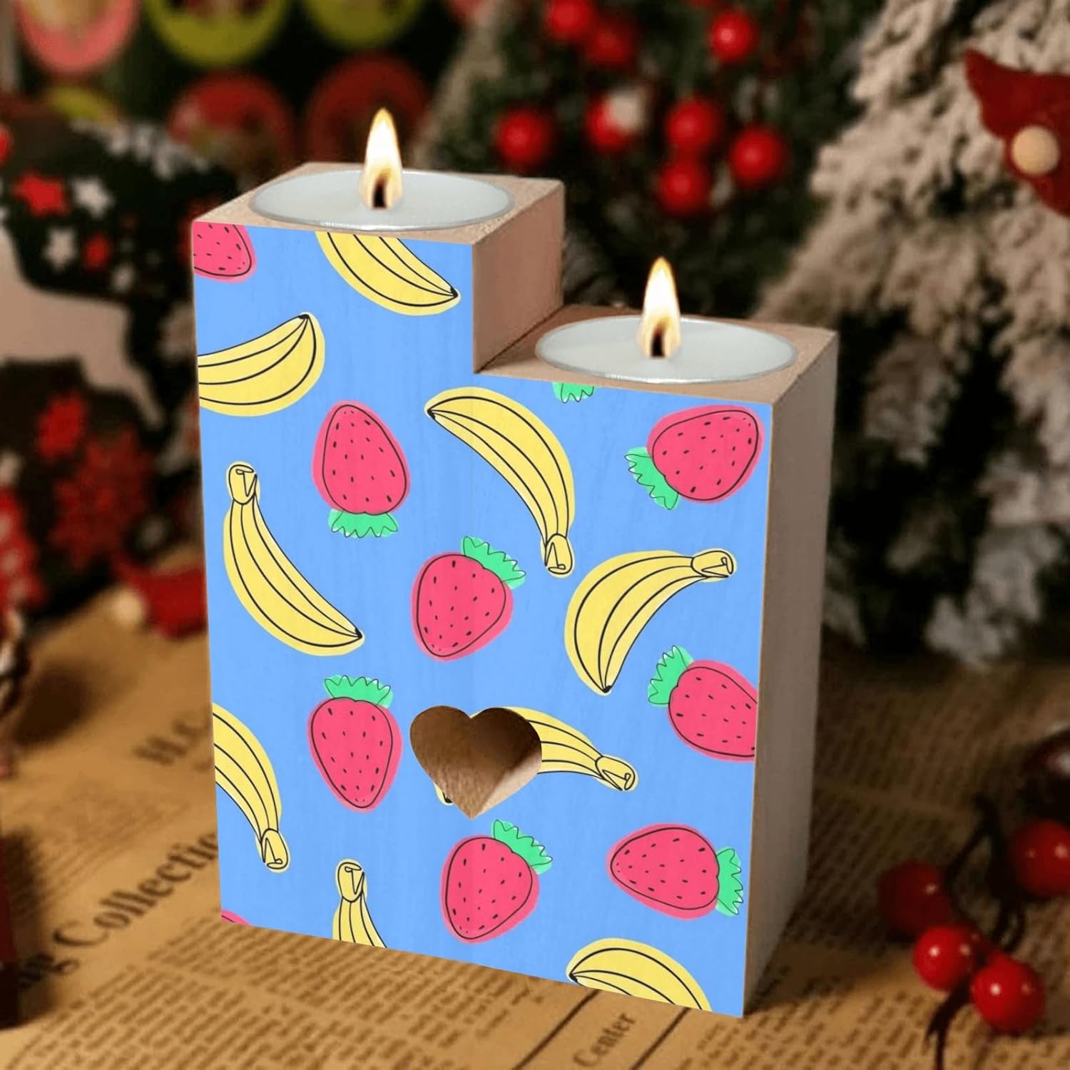Summer Heart Candle Holders