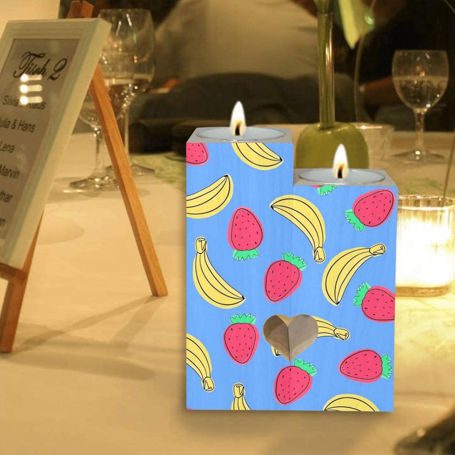 Summer Heart Candle Holders