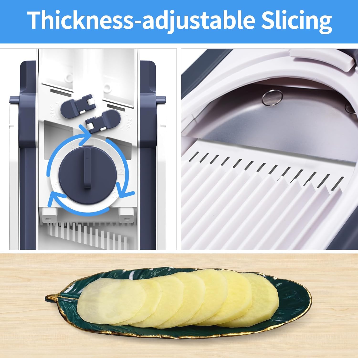 Safe Mandoline Slicer for Kitchen Use