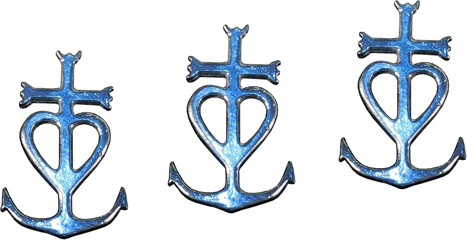 Camargue Cross Candle Pins Fine Pewter by William Sturt Unique Candle Accessories