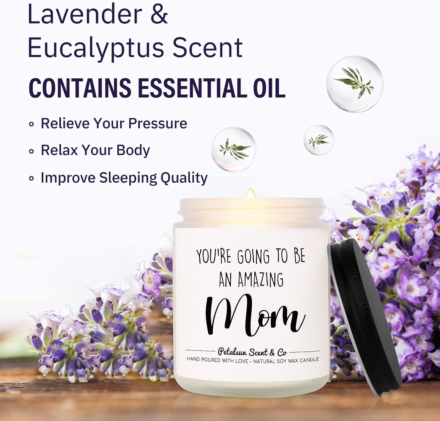 Lavender Candle for New Moms