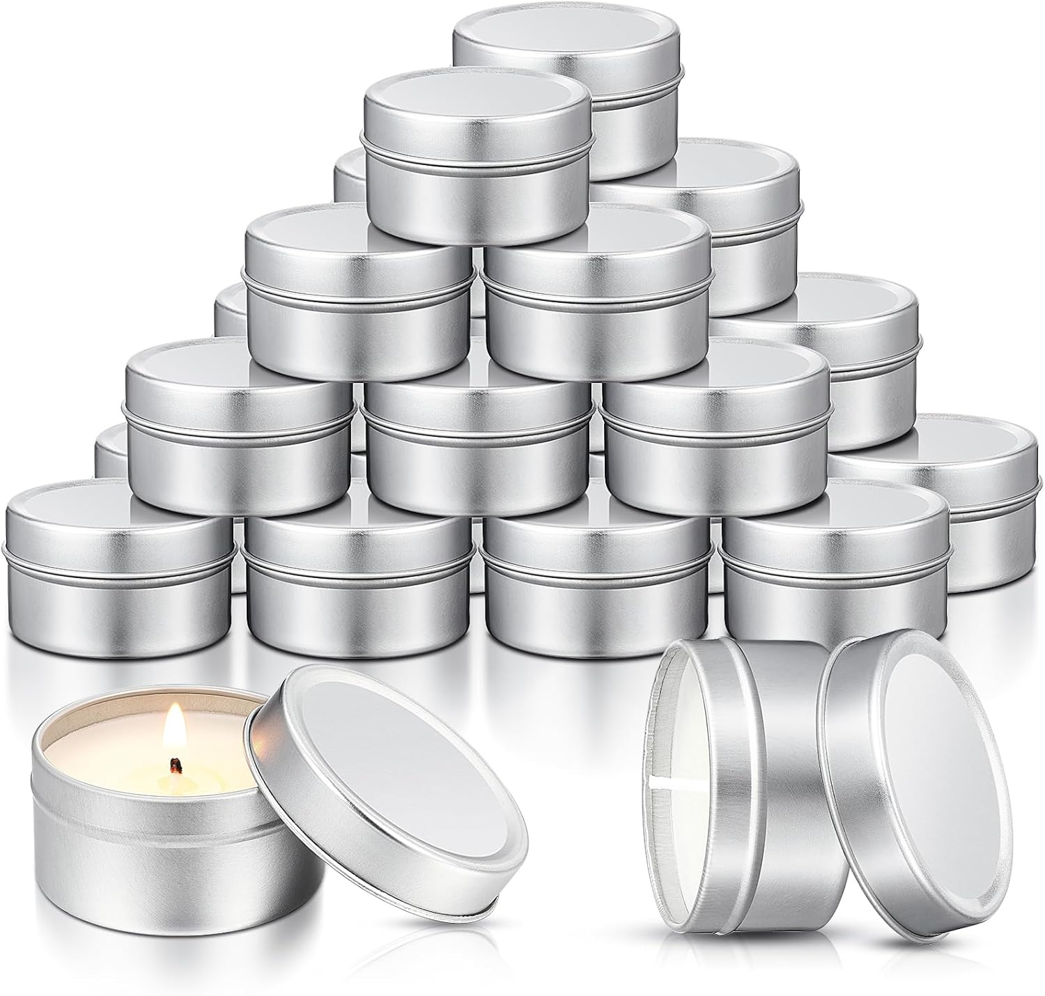 24 Mini Candles for DIY Baby ShowersWeddings