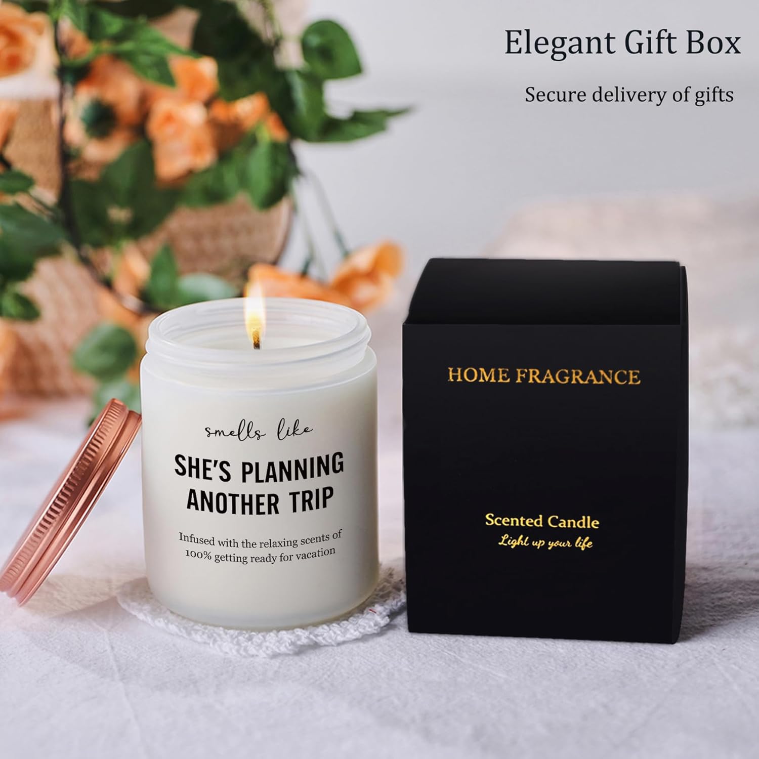 Best Travel Gifts for Women 1 Hilarious Unique International Traveler Planner Candle