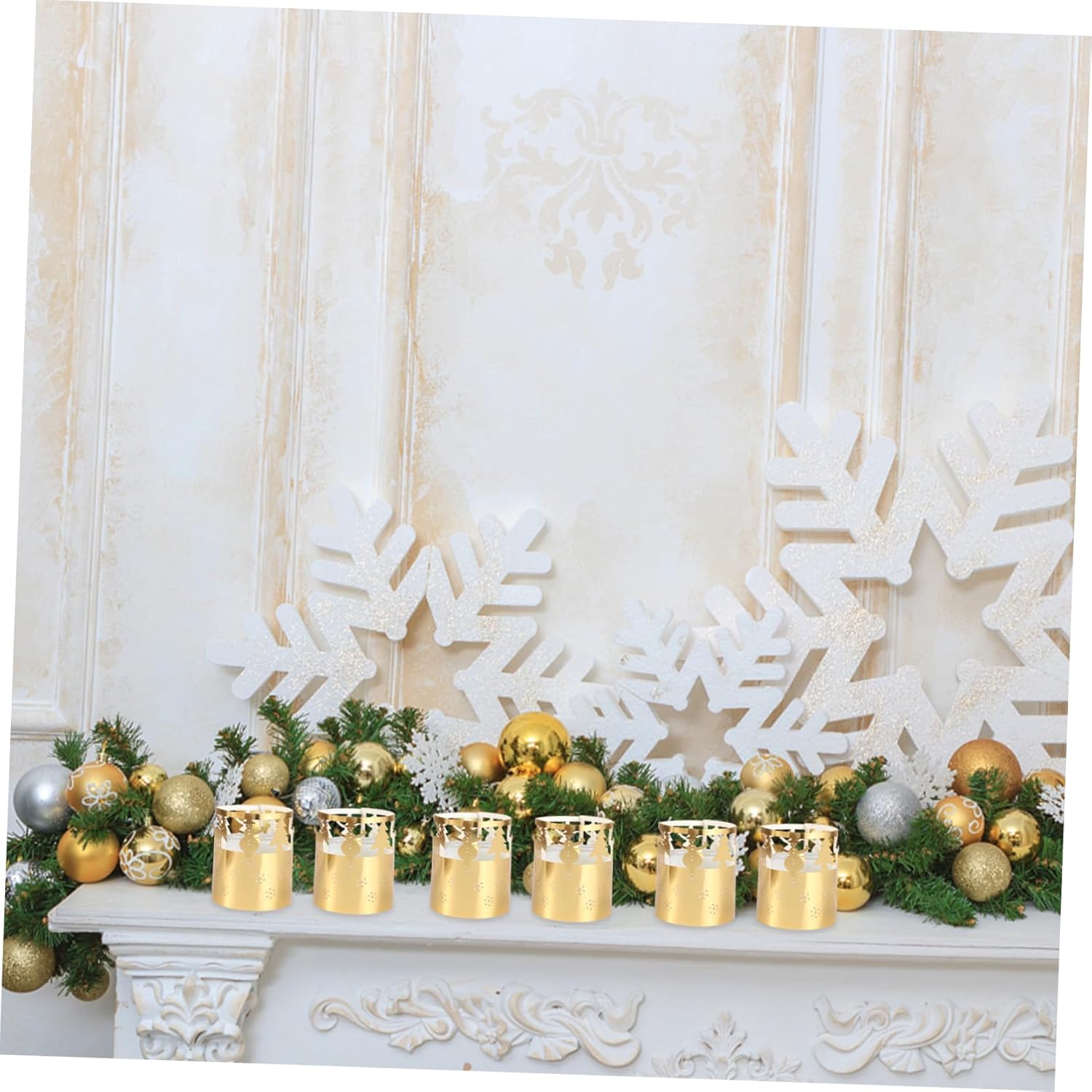 50-Pack Snowflake Candle Lampshade
