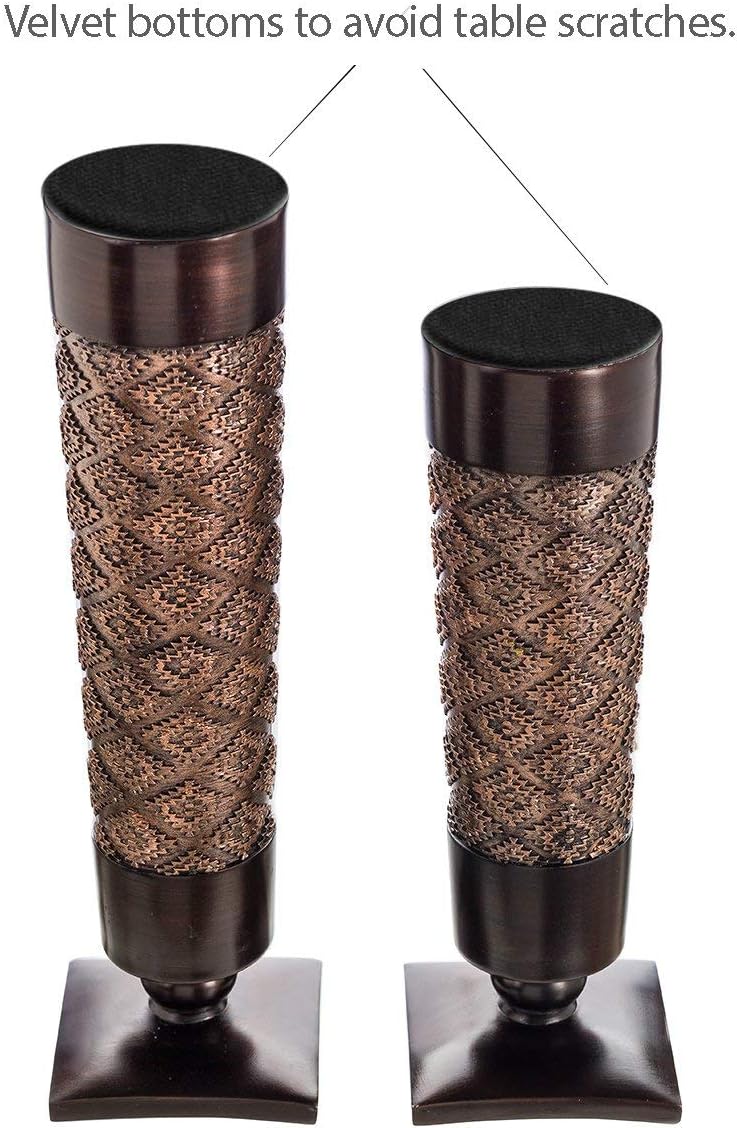 Creative Scents Pillar Candle Holder Set
