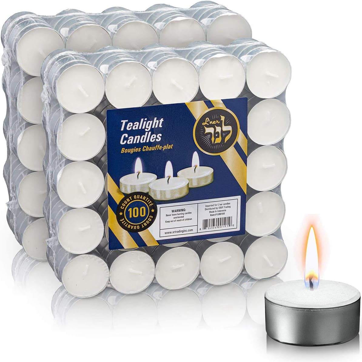 Lner 200-Count White Tea Lights