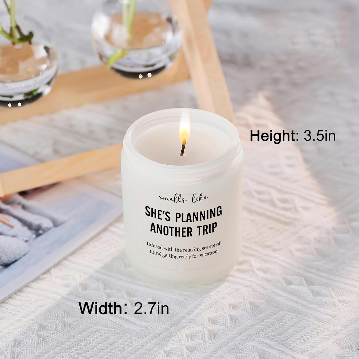 Best Travel Gifts for Women 1 Hilarious Unique International Traveler Planner Candle