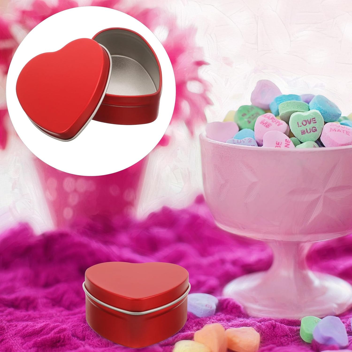 Valentines Day Heart Candle Boxes