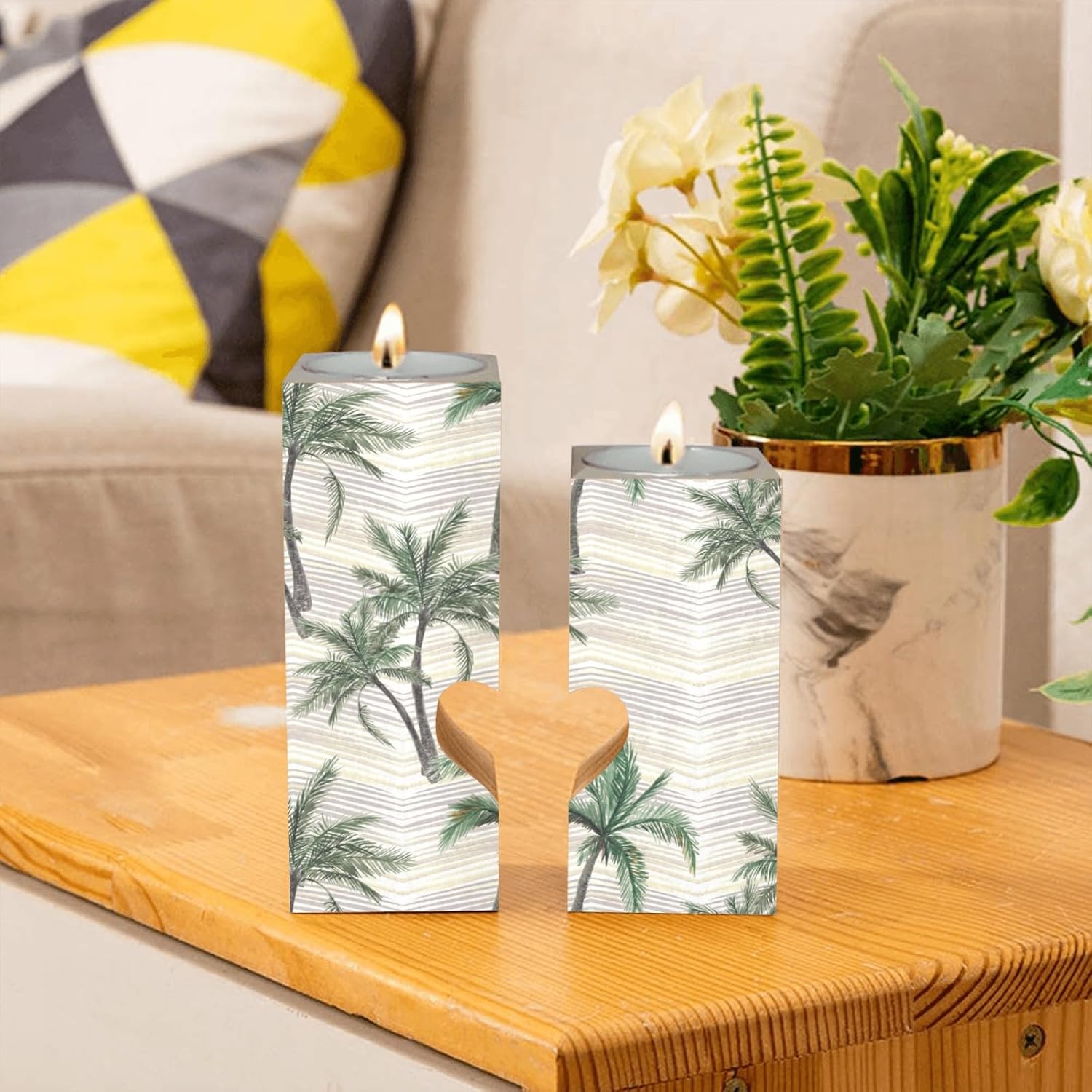 Candleholder Sets for Tropical Decor