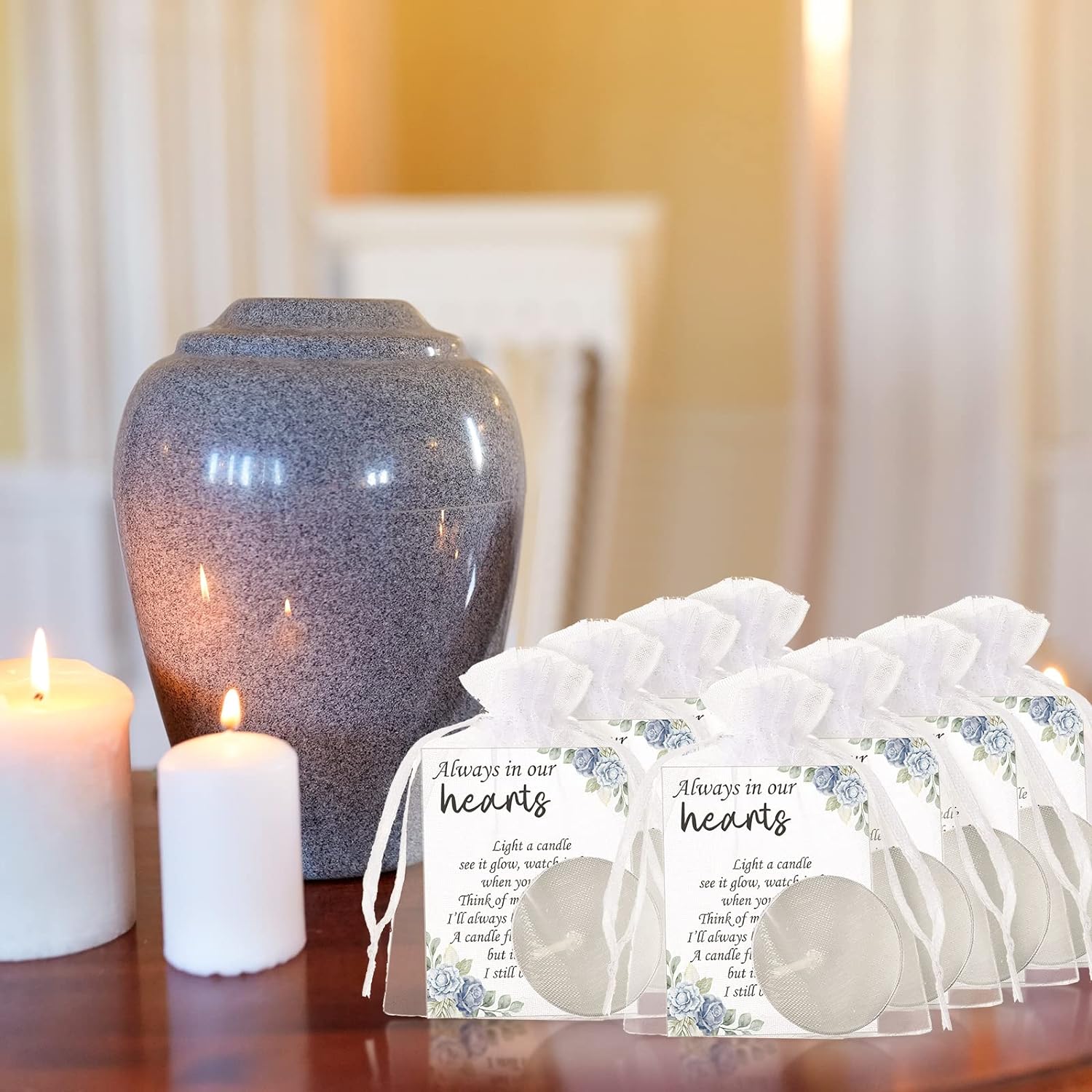 Funeral Vote of Thanks Chargeable Candle Set
