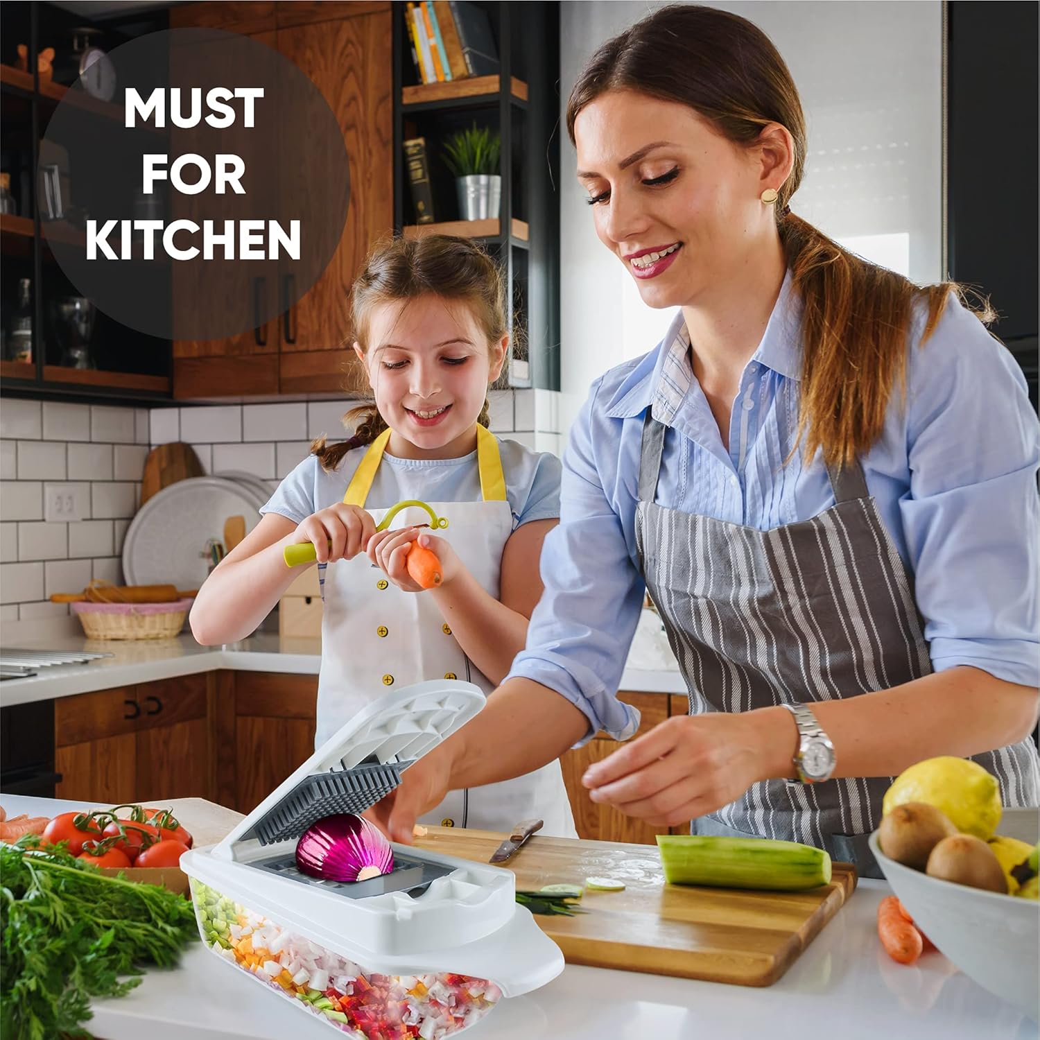 RK 22-in-1 Veggie Chopper Slicer with 11 Blades 1