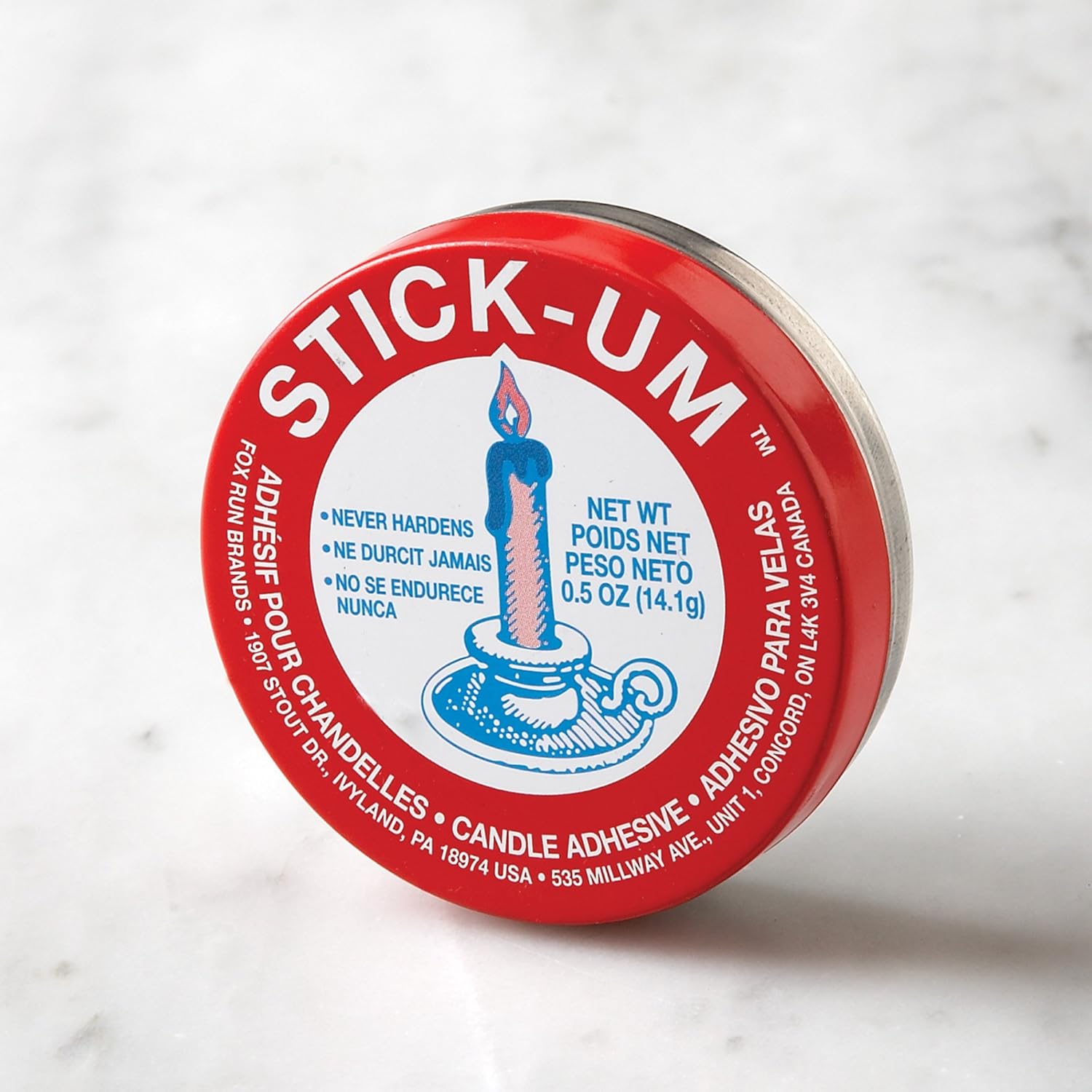 Fox Run Stick-Um Candle Adhesive 05 Ounce