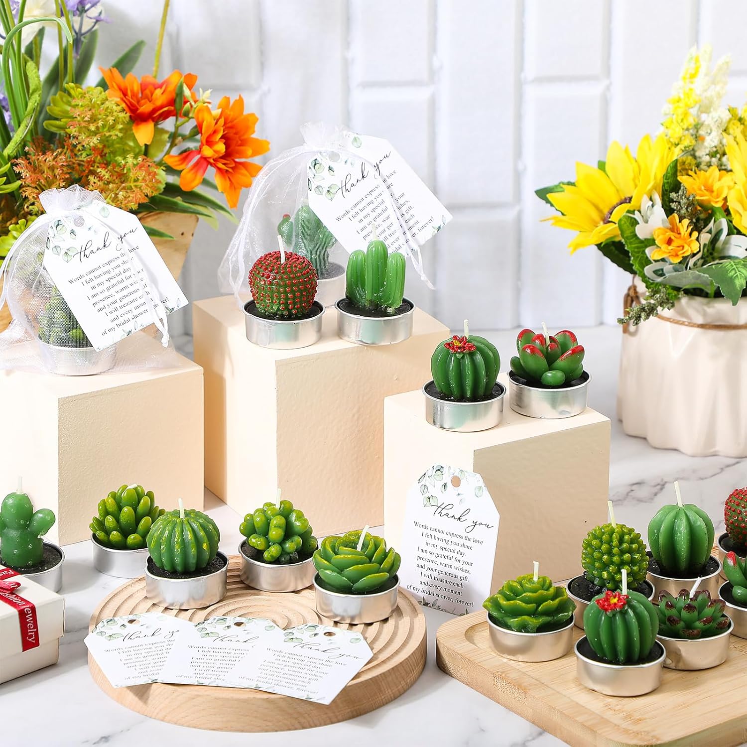 MTLEE Bridal Shower Candle Set