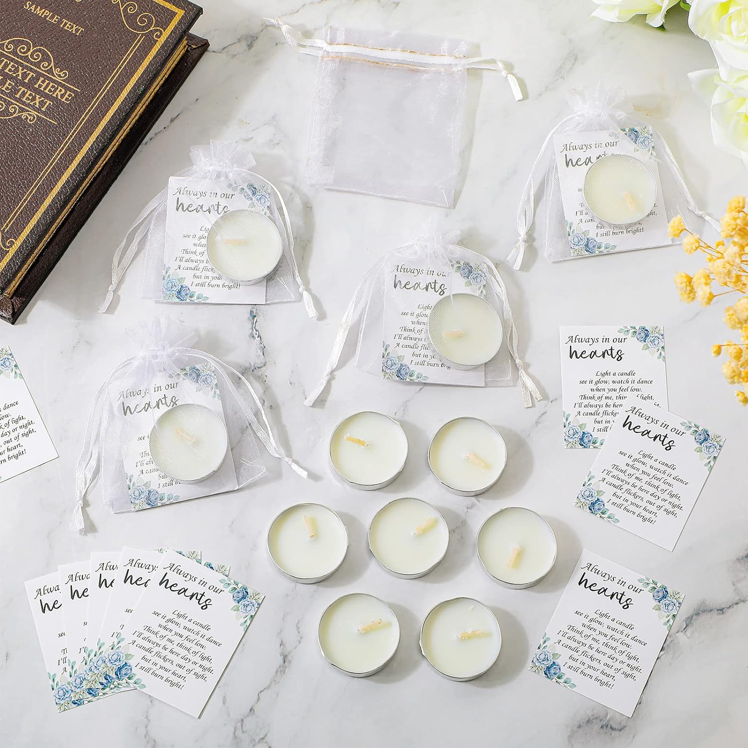 Funeral Vote of Thanks Chargeable Candle Set
