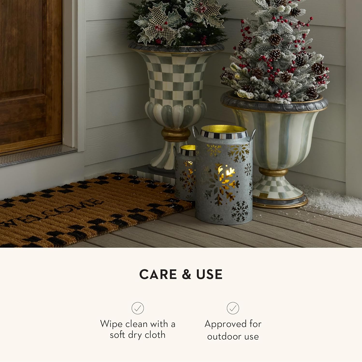 Snowflake Candle Lantern