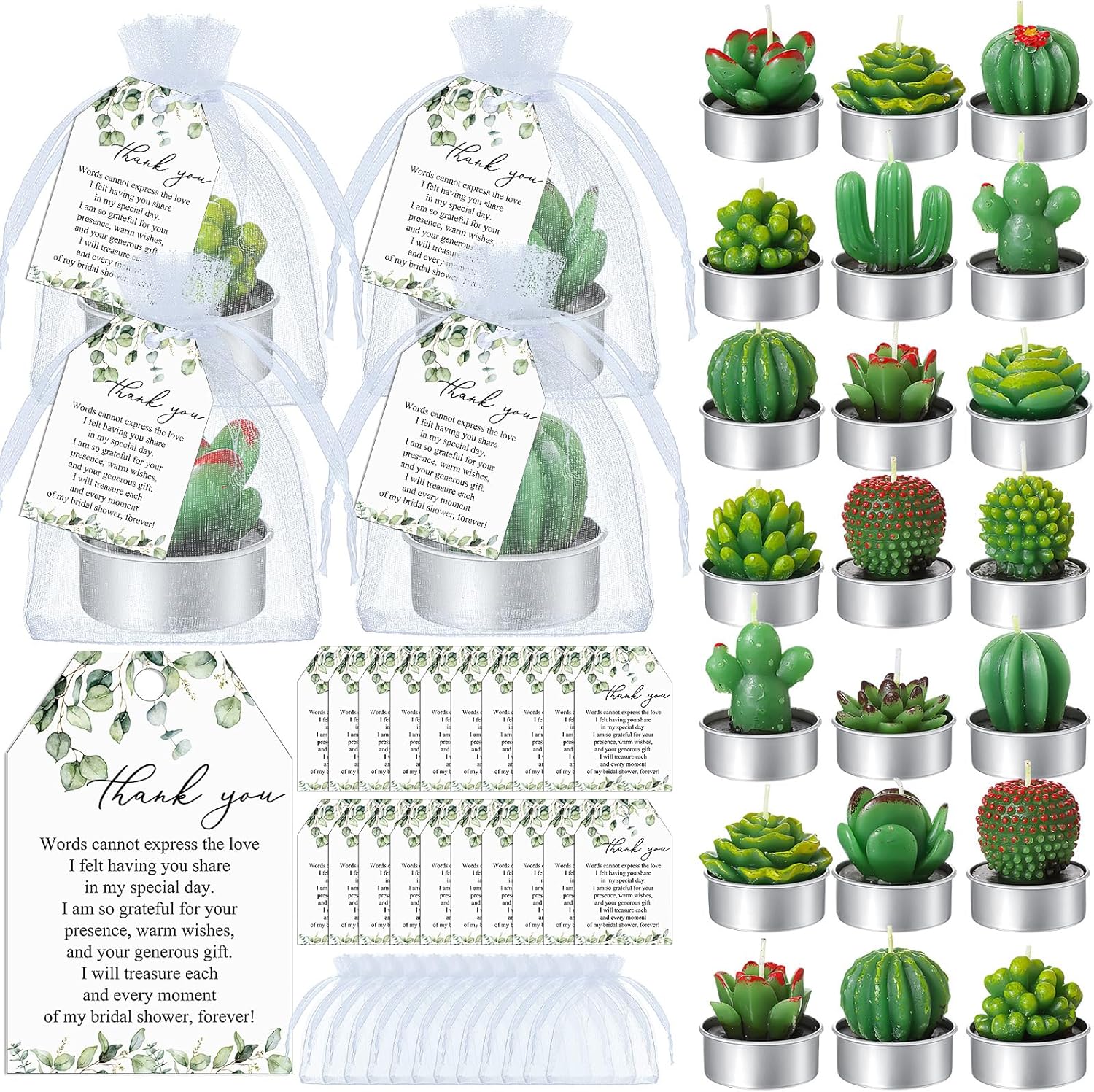 MTLEE Bridal Shower Candle Set