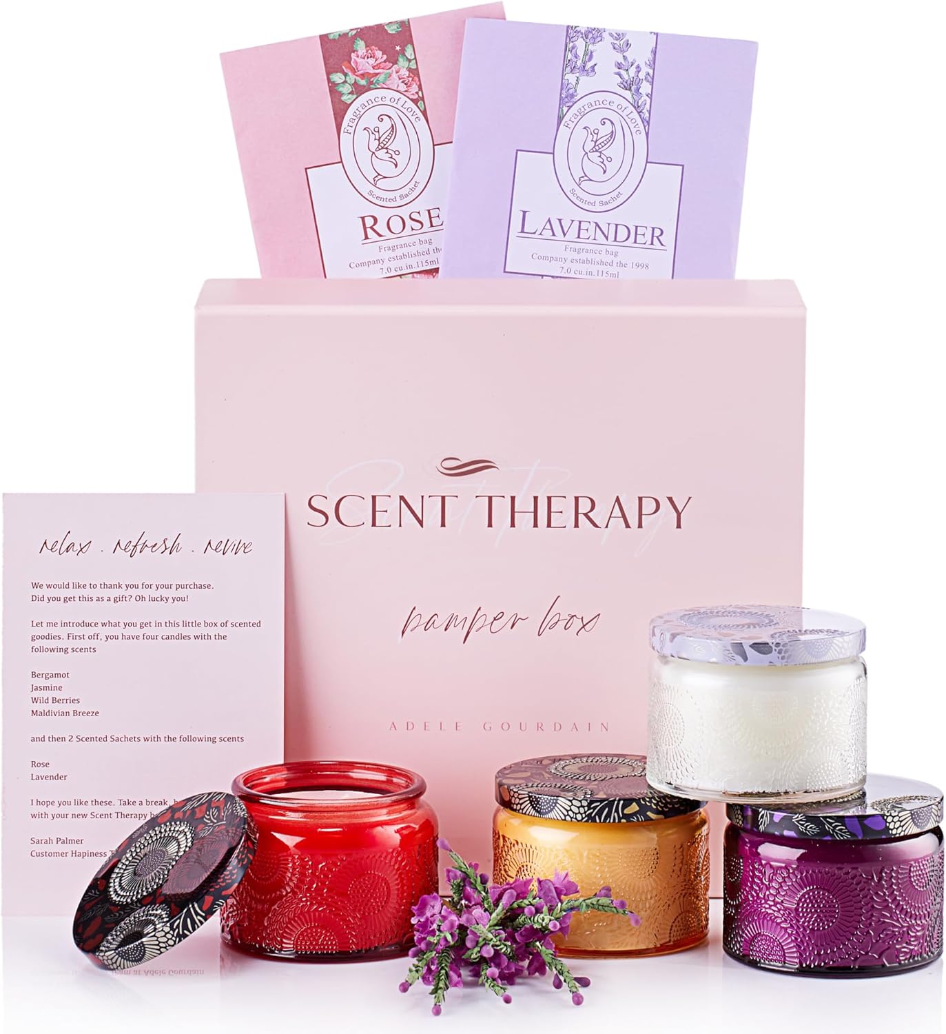 Aromatherapy Candle Set for Women Luxurious Self-Care