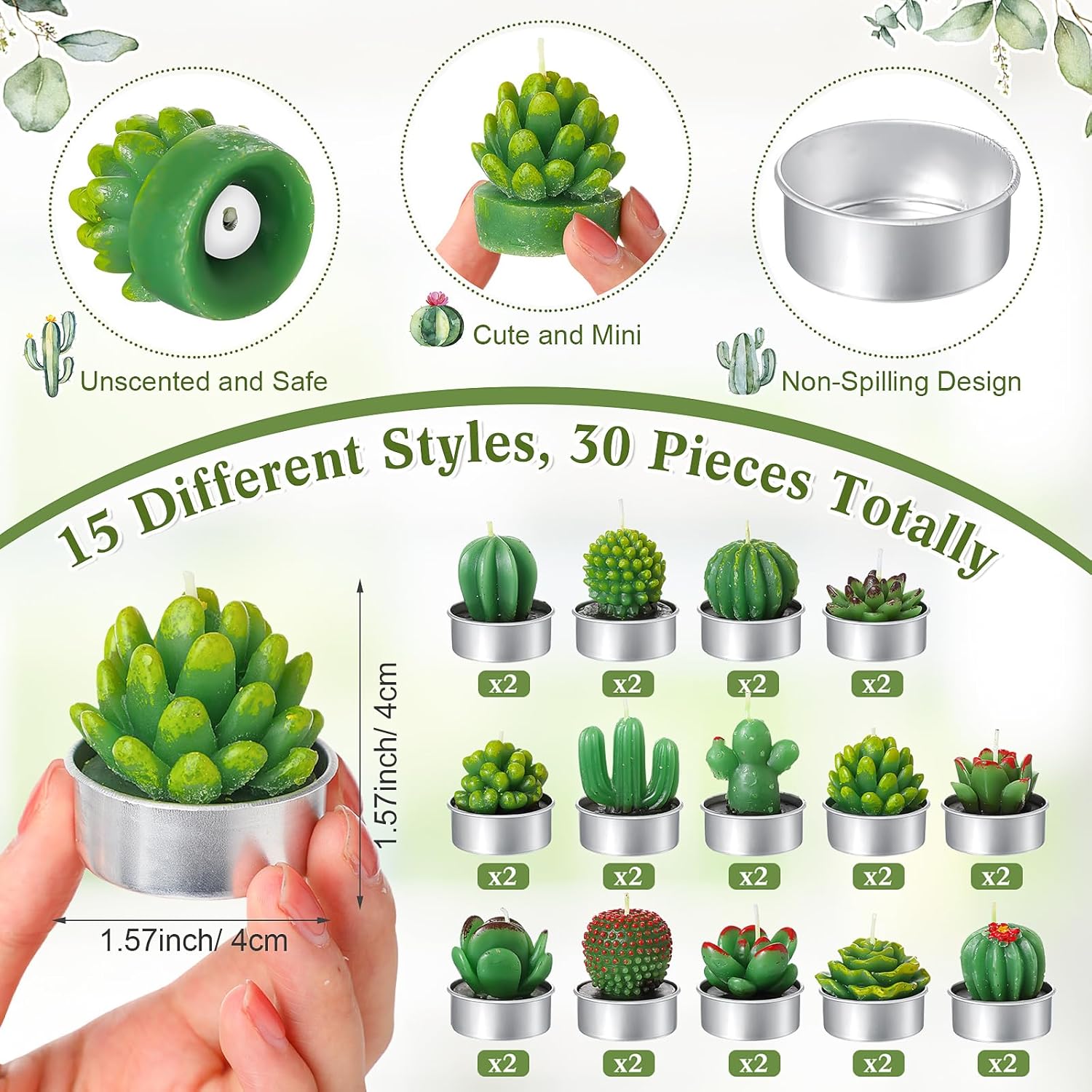 MTLEE Bridal Shower Candle Set