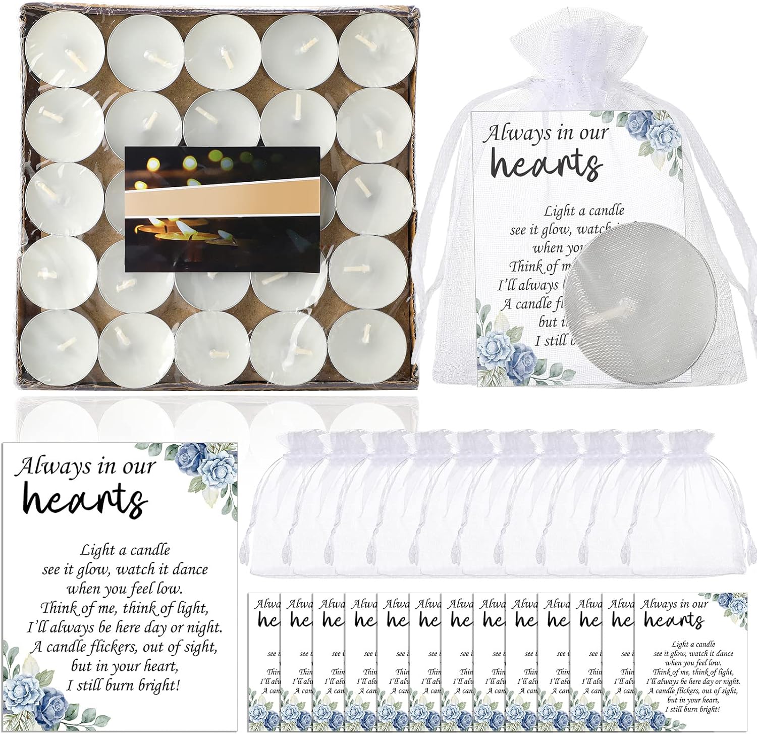Funeral Vote of Thanks Chargeable Candle Set