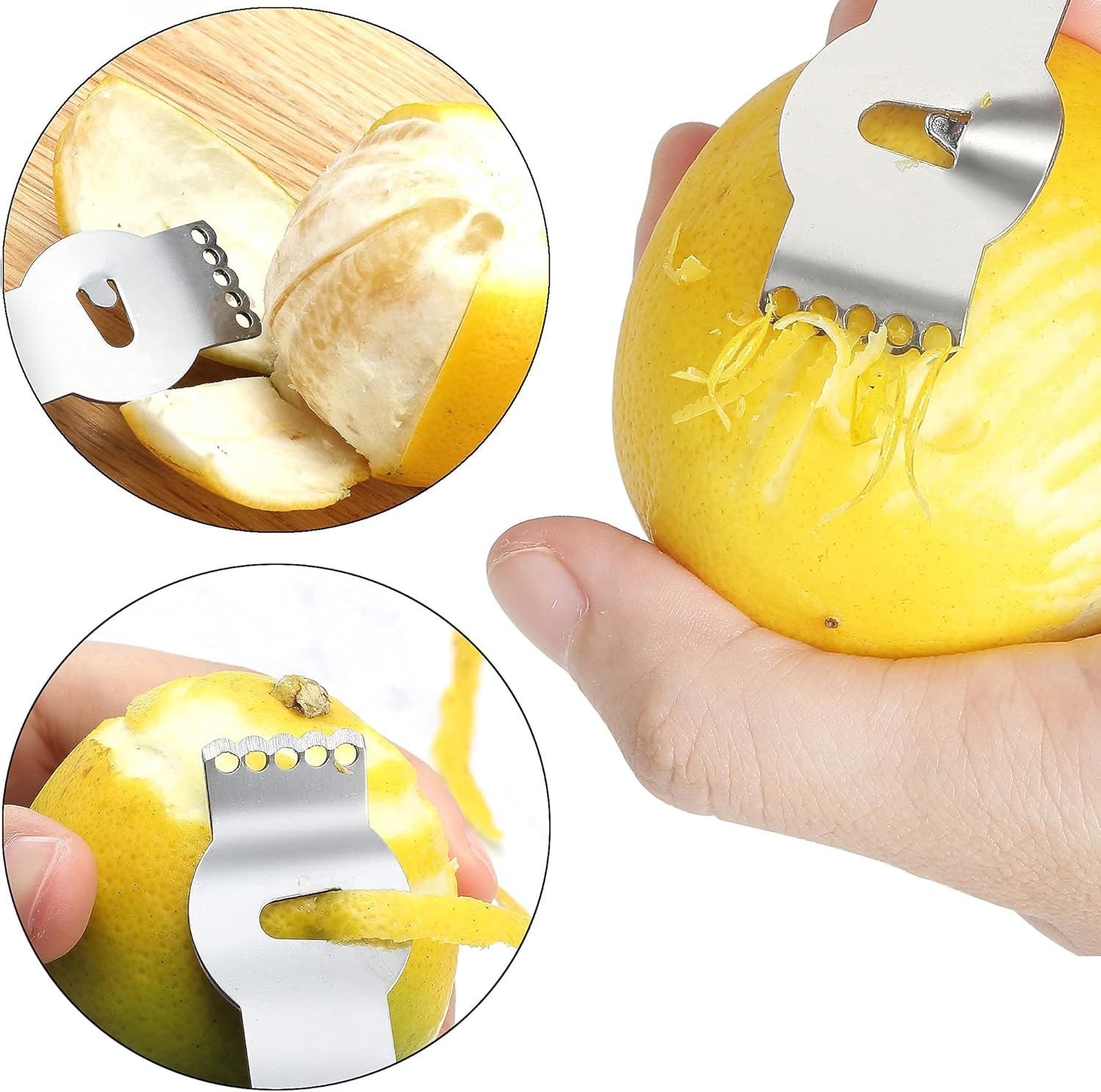 Stainless Steel Cheese Grater Set with Brush