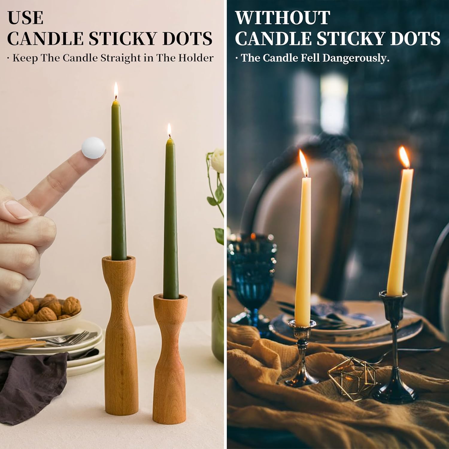 Secure Candle Placement
