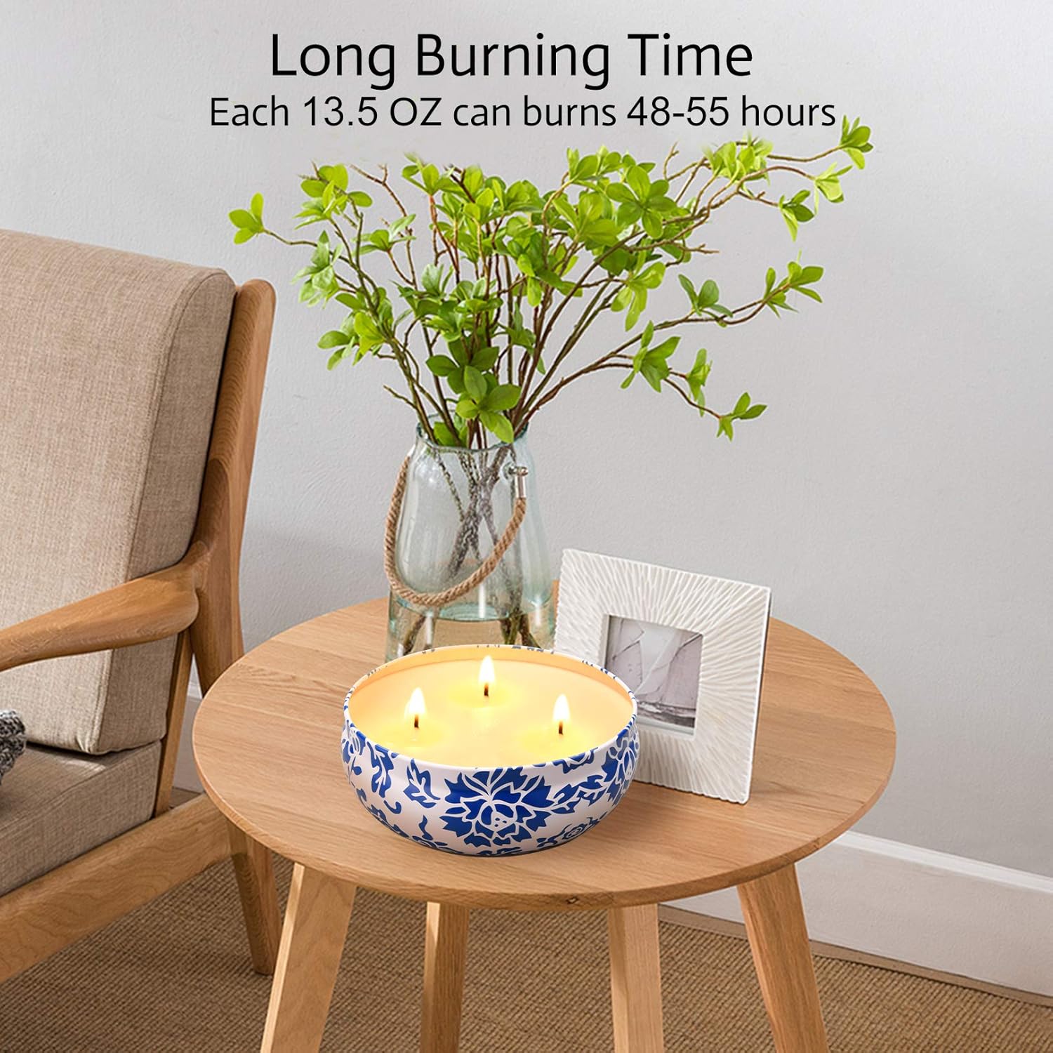 Hausware Citronella Candles Set of 3 Large 135 Oz
