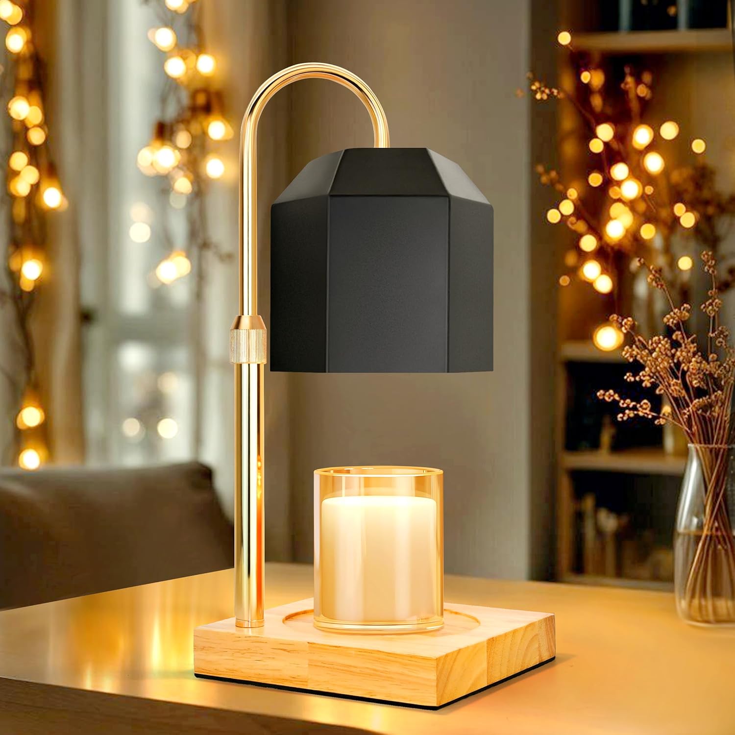 NELICOND Flameless Timer Candle Warmer Lamp