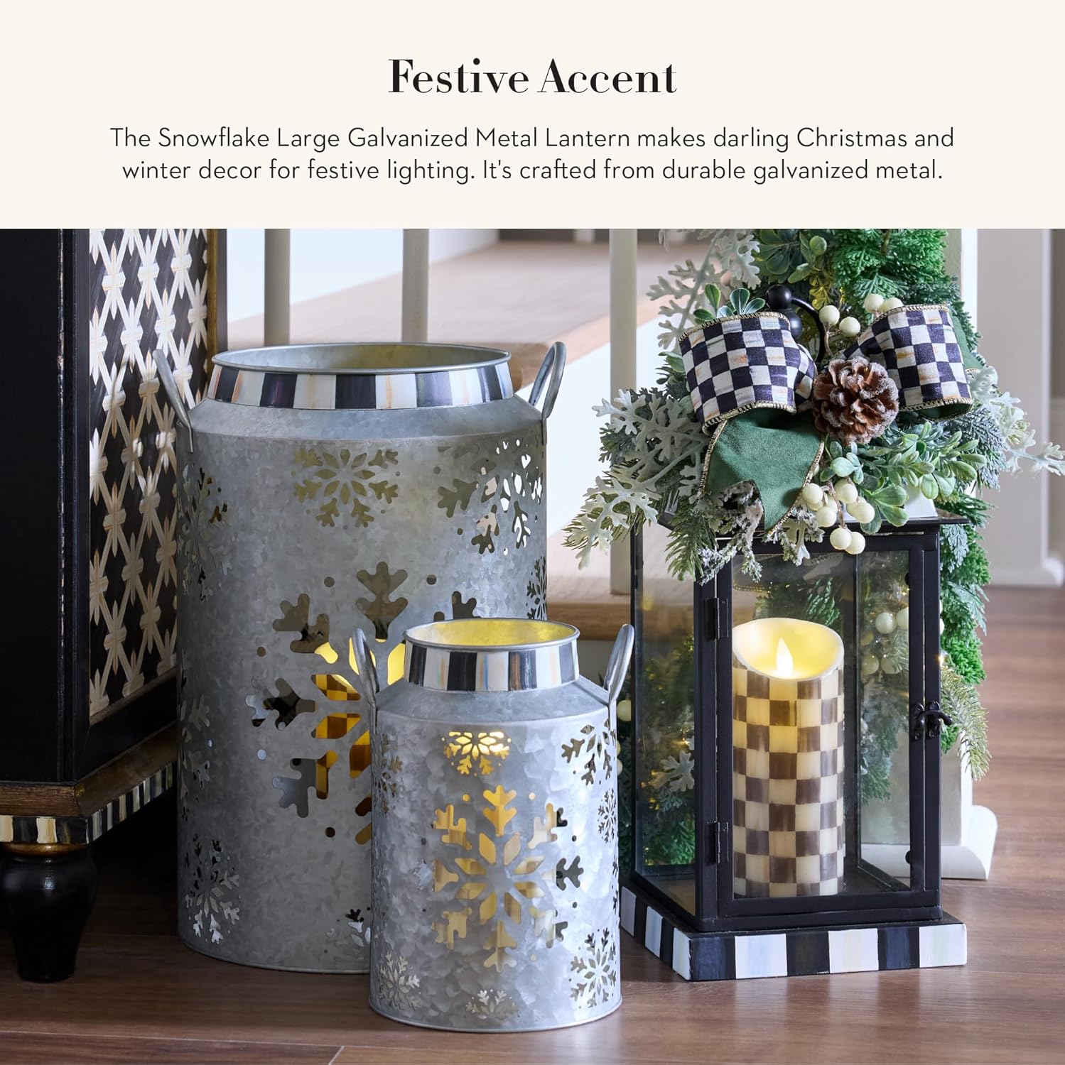 Snowflake Candle Lantern