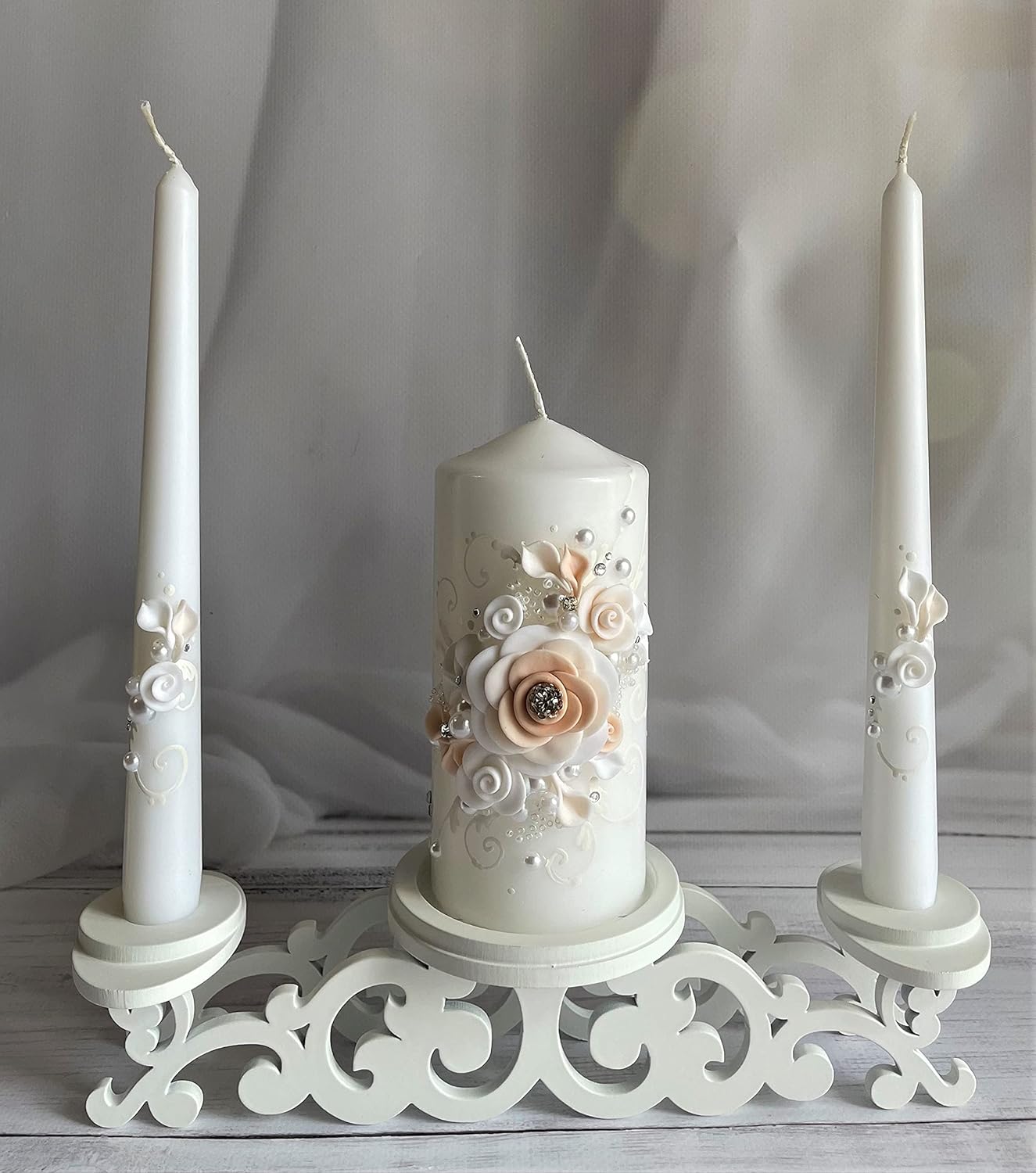 Elegant Wedding Candle Set