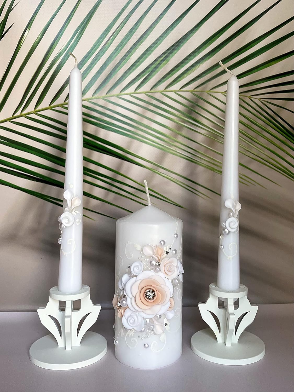 Elegant Wedding Candle Set