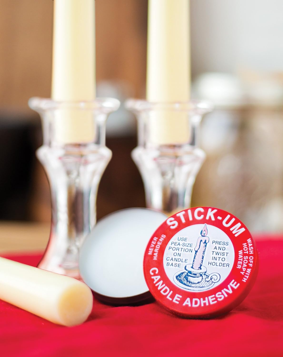 Fox Run Stick-Um Candle Adhesive 05 Ounce