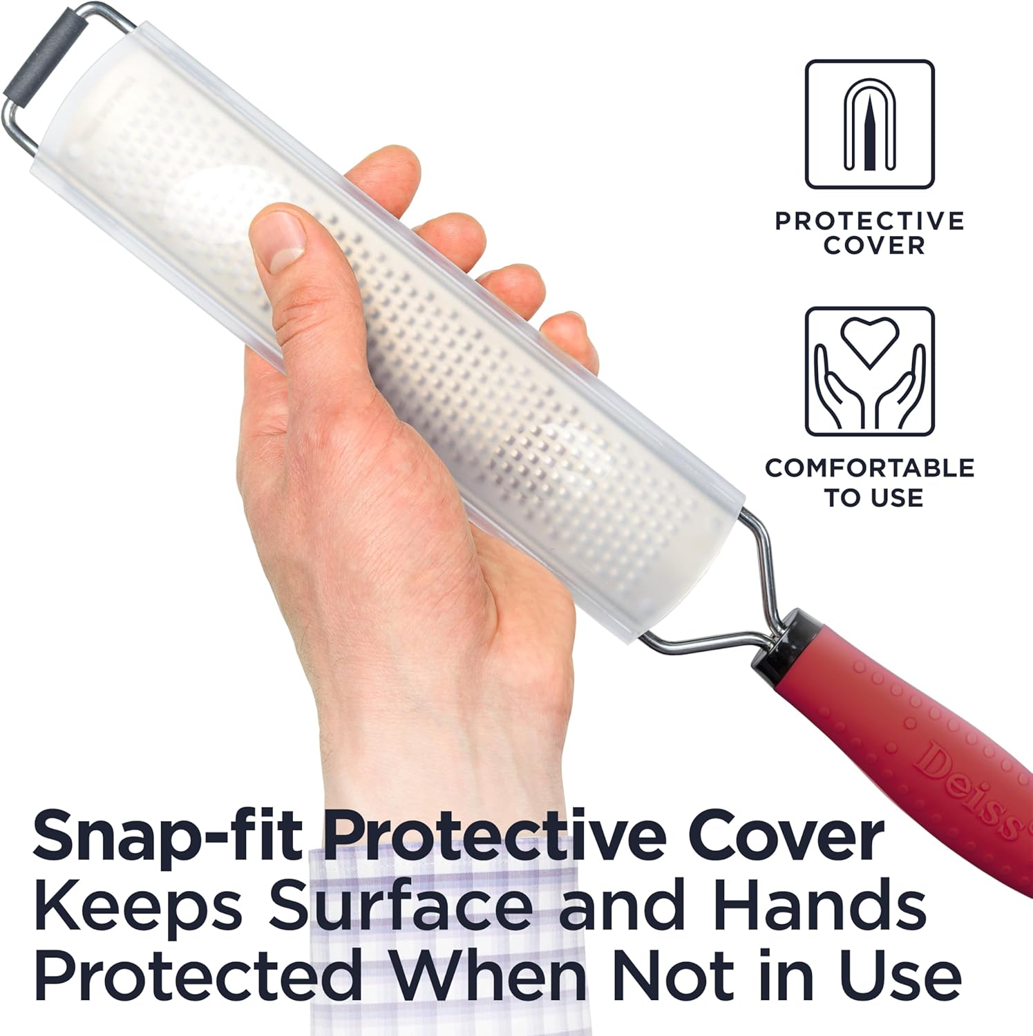 Deiss PRO Lemon Zester Cheese Grater