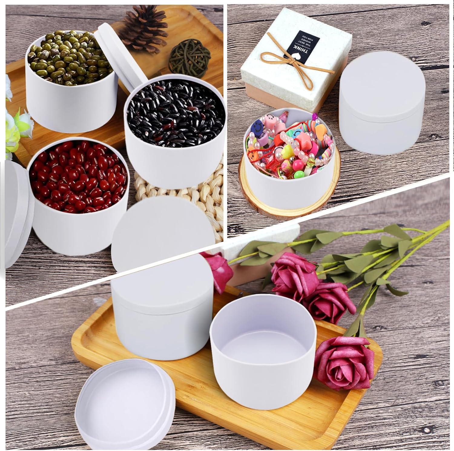 Large Capacity Candle Tins for DIY