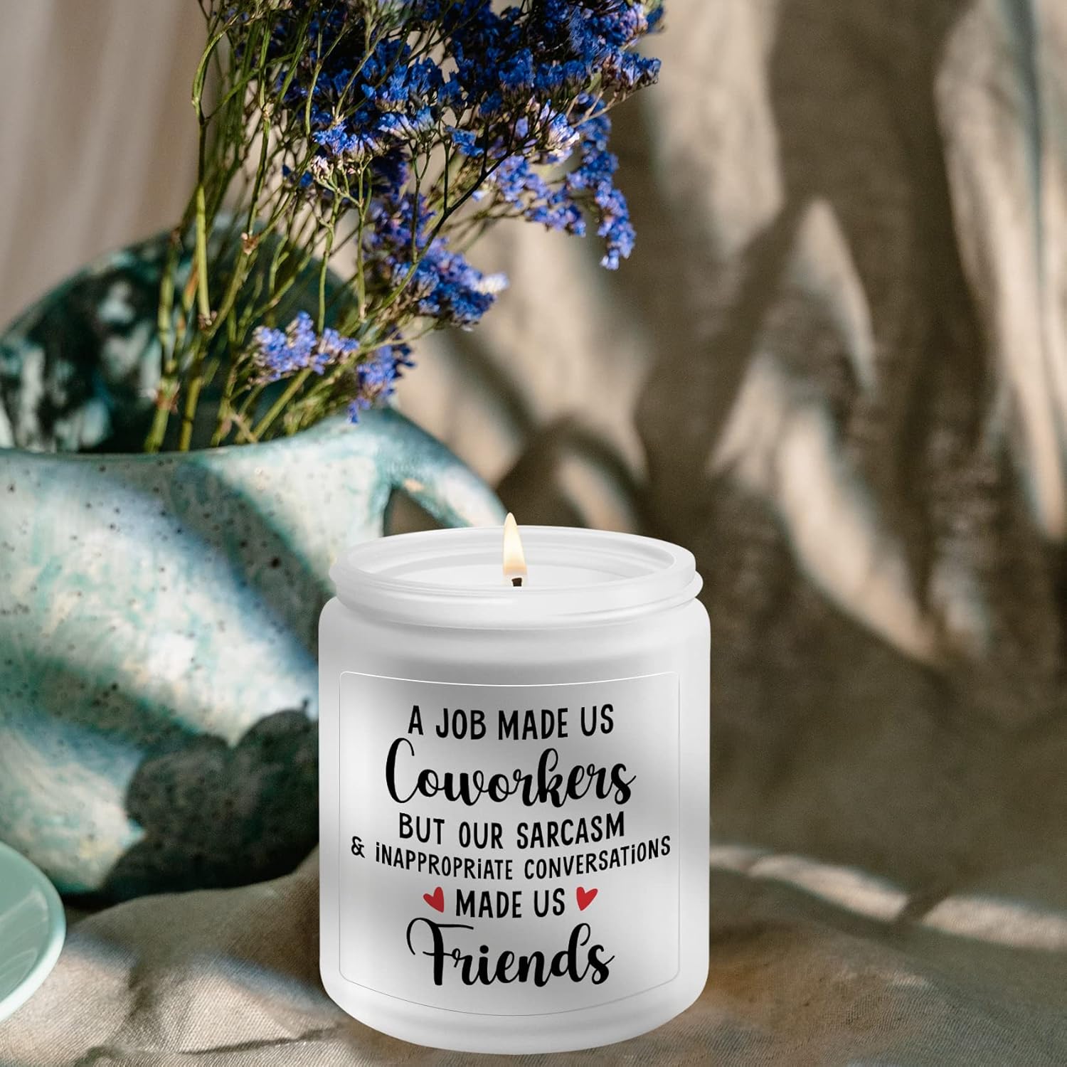 Lavender Candle Gift for Colleagues Birthdays Graduations