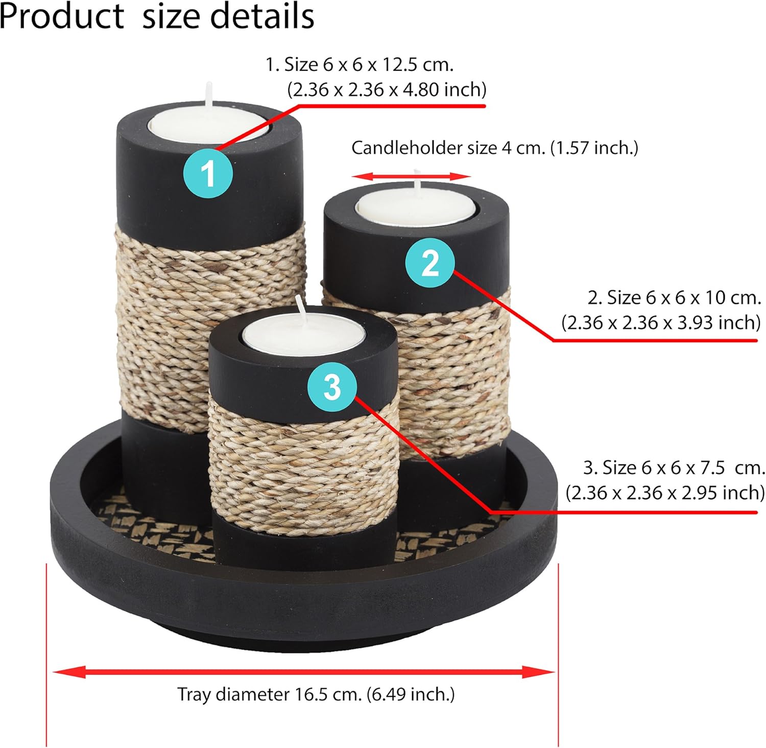 Stylish Candle Holder Set