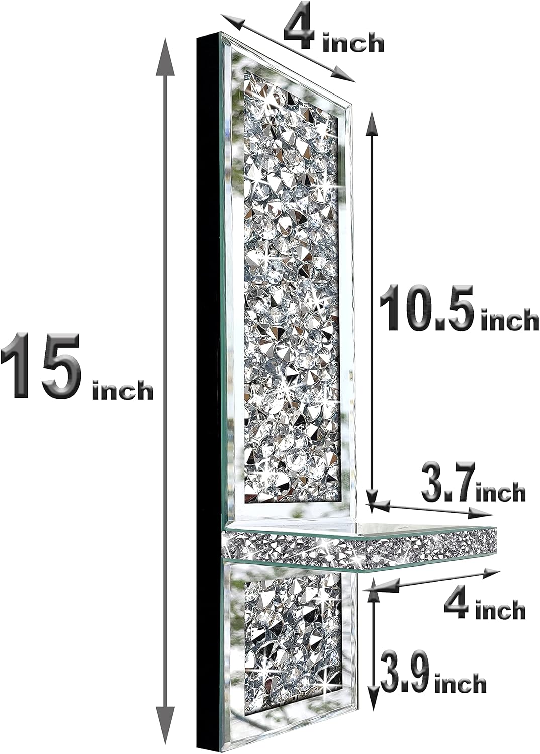 Gleaming Crystal Sconces