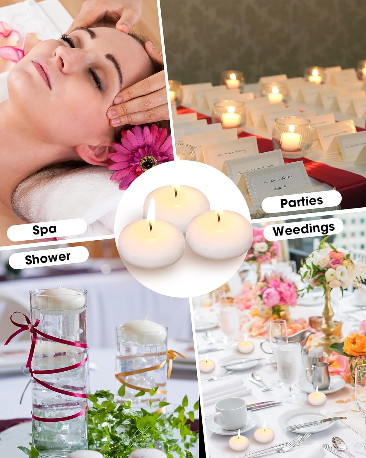 Perfect Unscented Floating Candles