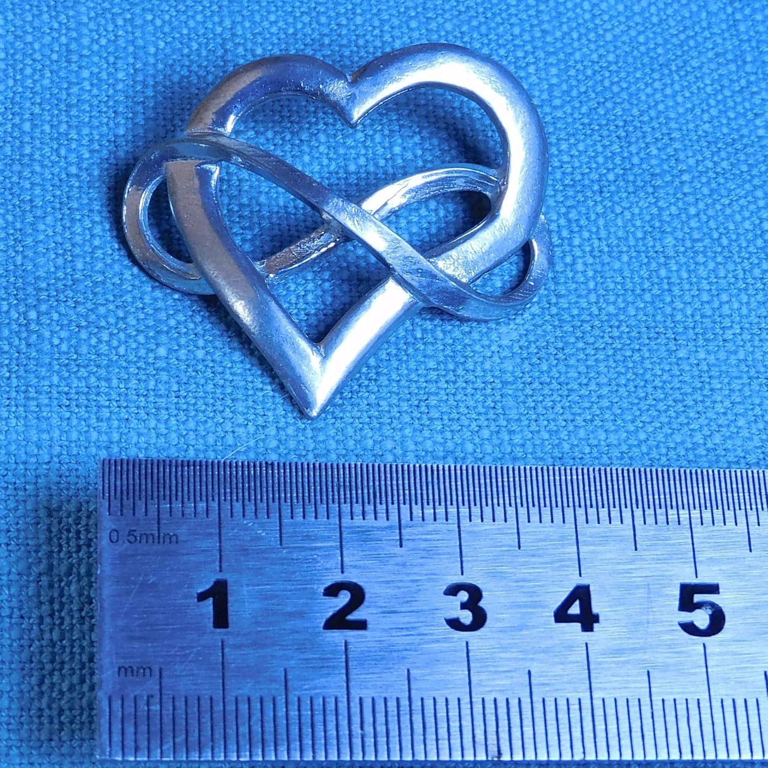 3 Set Infinity Heart Candle Pins in Fine Pewter
